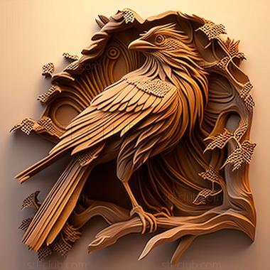 3D model Charles Bird King American artist (STL)